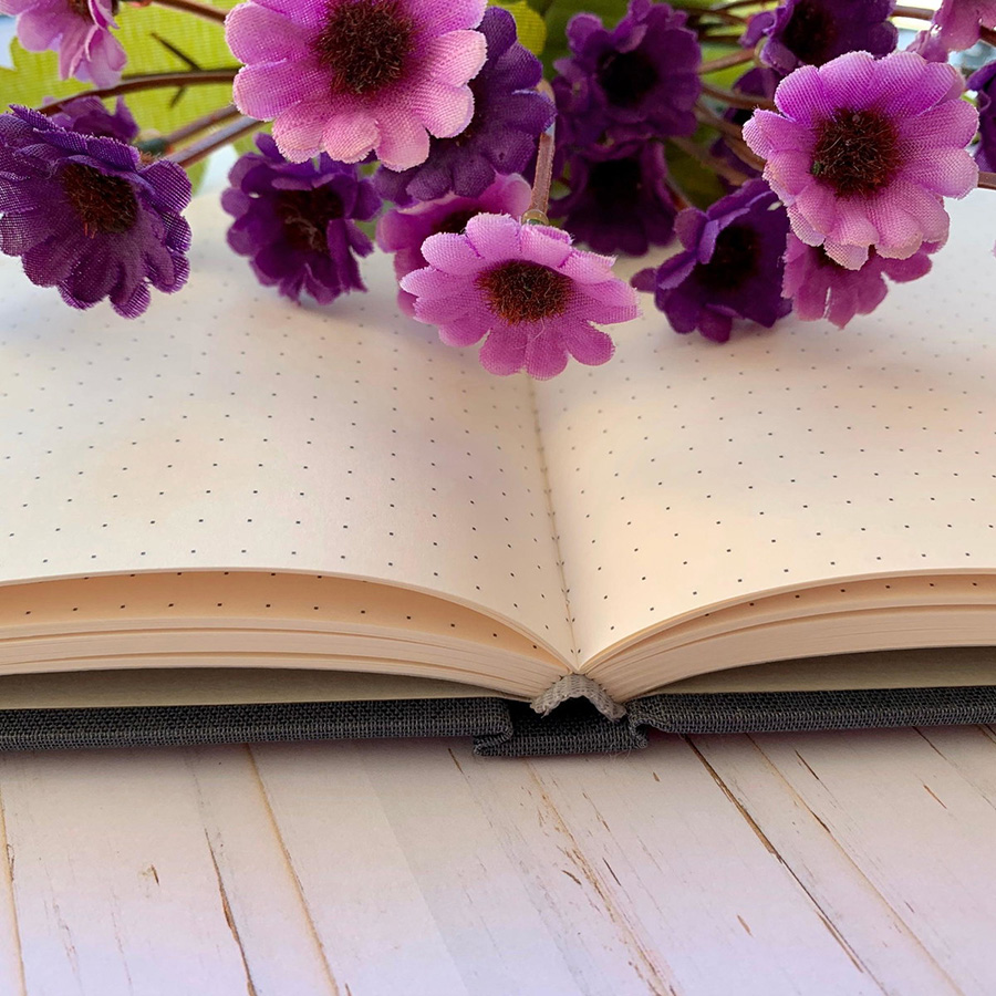 Caderno A5 (Médio) Pontilhado 100 folhas de 90g - Imagem 3
