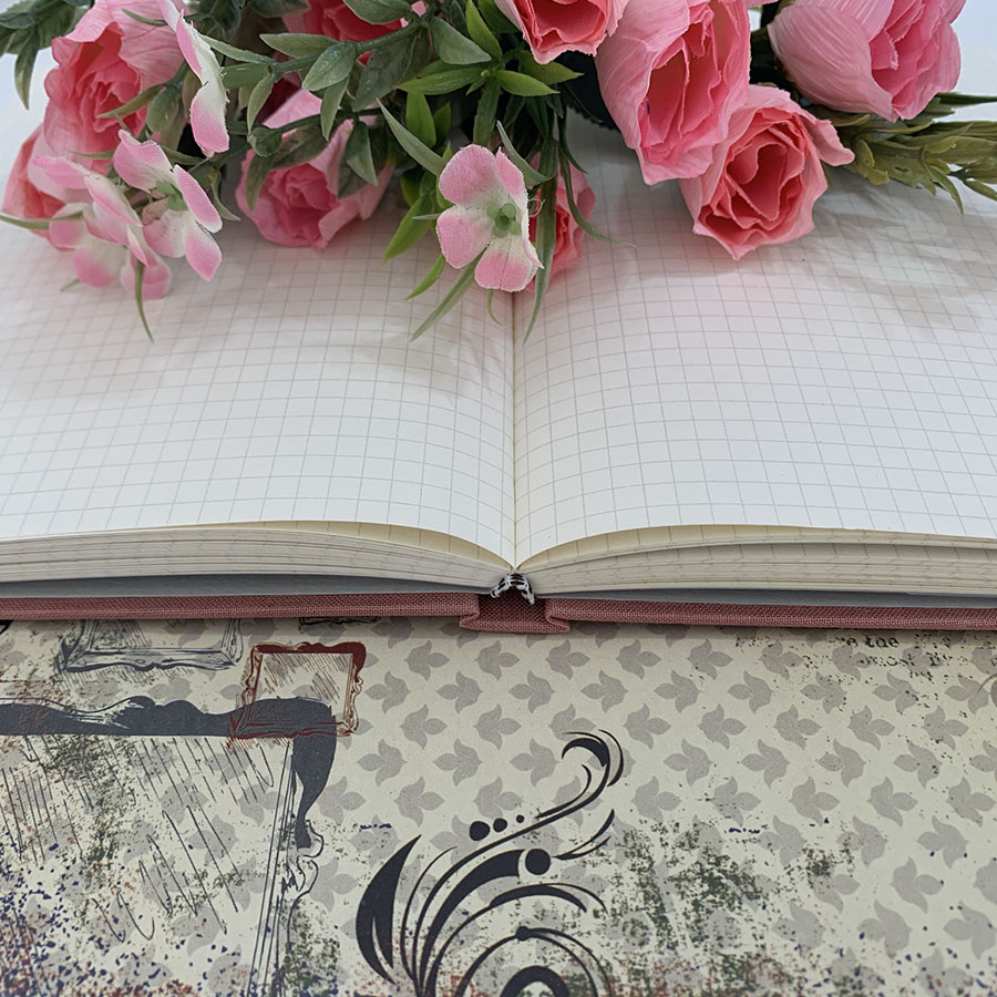 Caderno A5 (médio) Quadriculado 80 folhas de 90g - Imagem 5