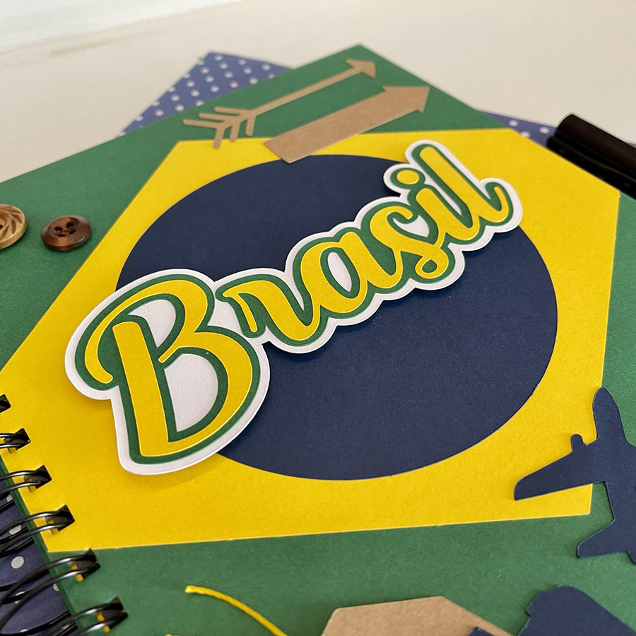 Caderno Grande Pautado Brasil - Imagem 2