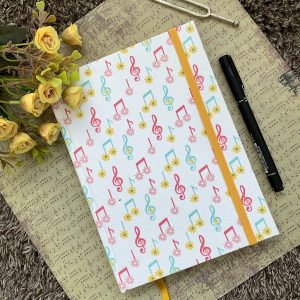 Caderno A5 (médio) de Música 80 folhas de 90g