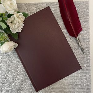 Caderno A5 (médio) Sem Pauta 120 Folhas de 90g Couro Pleno