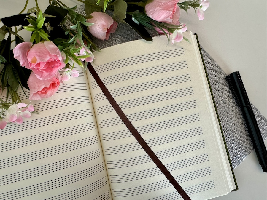 Caderno A5 (médio) de Música 80 Folhas de 90g - Imagem 3