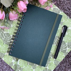 Caderno A5 (médio) Pontilhado 100 folhas de 80g Espiral