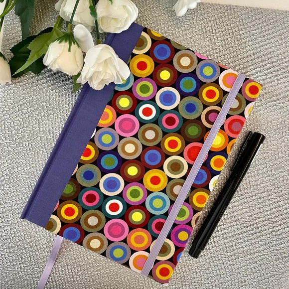 Pronta Entrega - Caderno A5 (médio) Pontilhado 60 Folhas De 120g