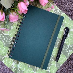 Pronta Entrega - Caderno A5 (médio) Pontilhado 100 folhas de 80g Espiral