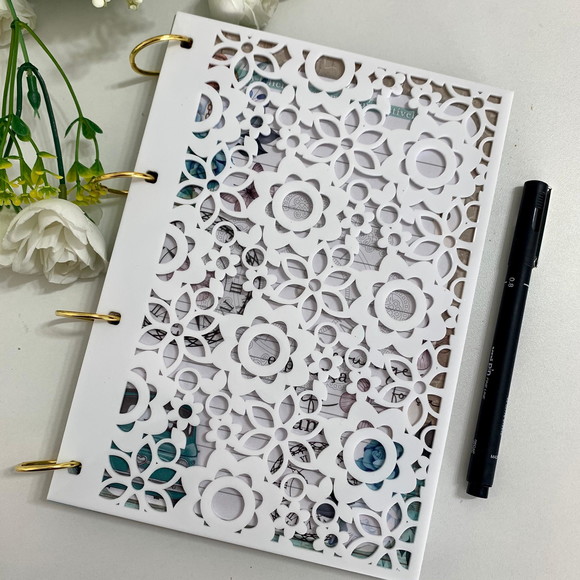 Pronta Entrega - Caderno com Argolas Articuladas 80 folhas