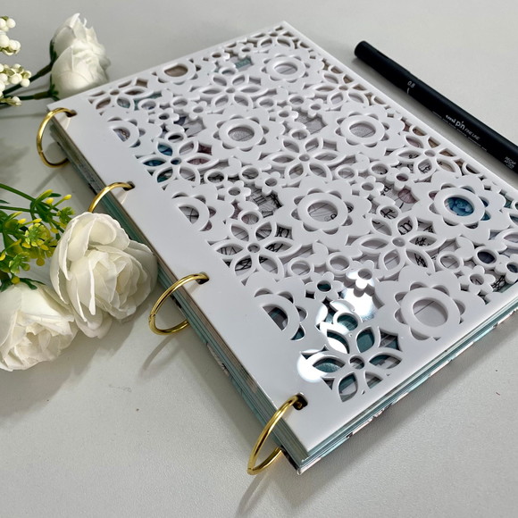 Pronta Entrega - Caderno com Argolas Articuladas 80 folhas - Imagem 5